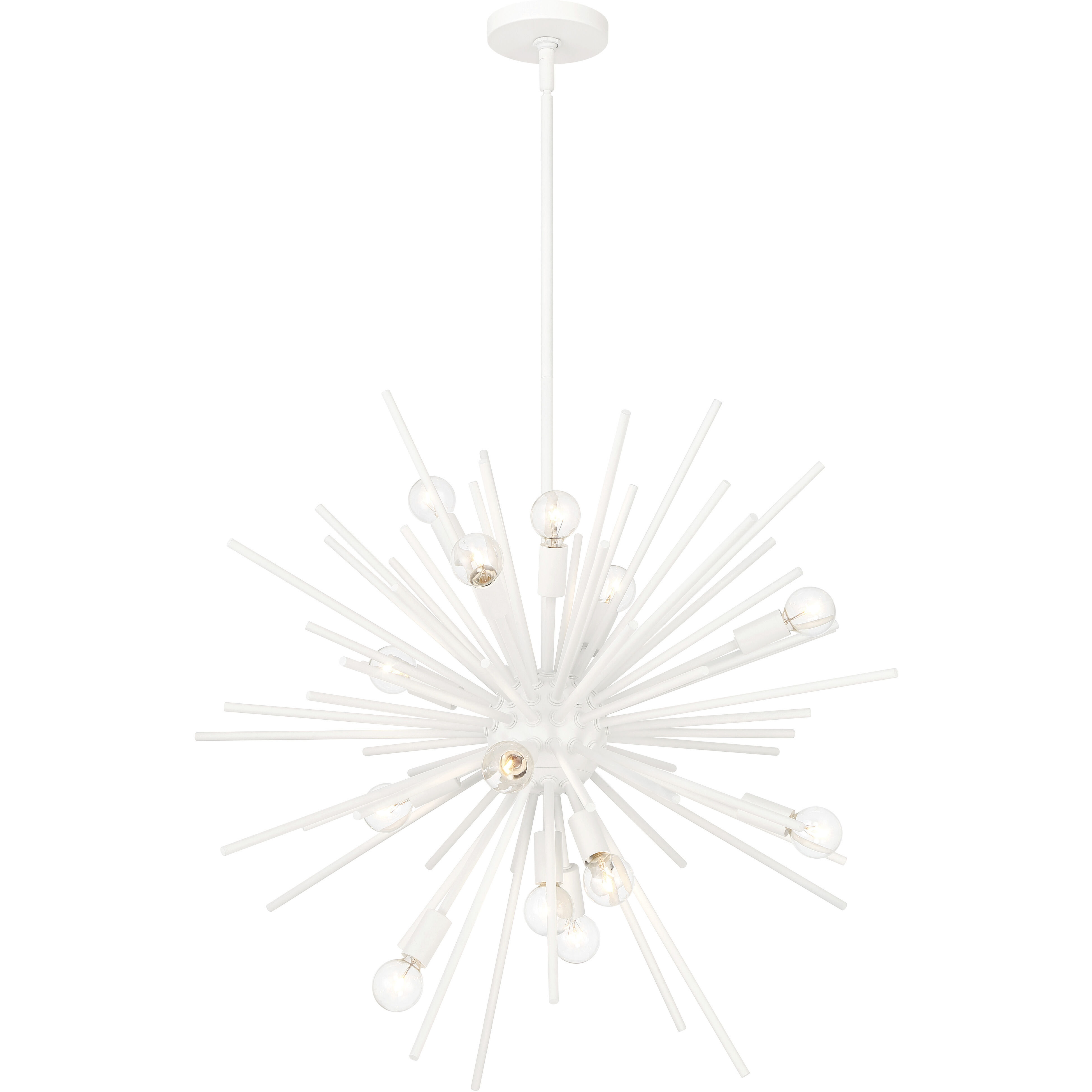 Bessel 15 Light 30 inch Sand White Pendant Ceiling Light